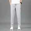 2024 Men's Sports Pants Spring Business Casual Loose Comfortable Drawstring Straight Pants Outdoor Fitness Jogger Men's Pants 6