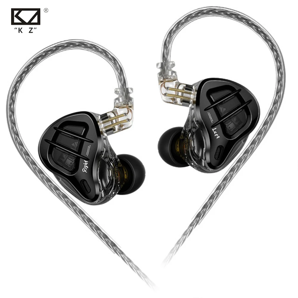 

KZ ZAR Earphone 7BA+1DD Earbuds HiFi Bass Music IEMs Headphones Noise Cancelling Sports Game Headsets 2Pin Detachable Monitors