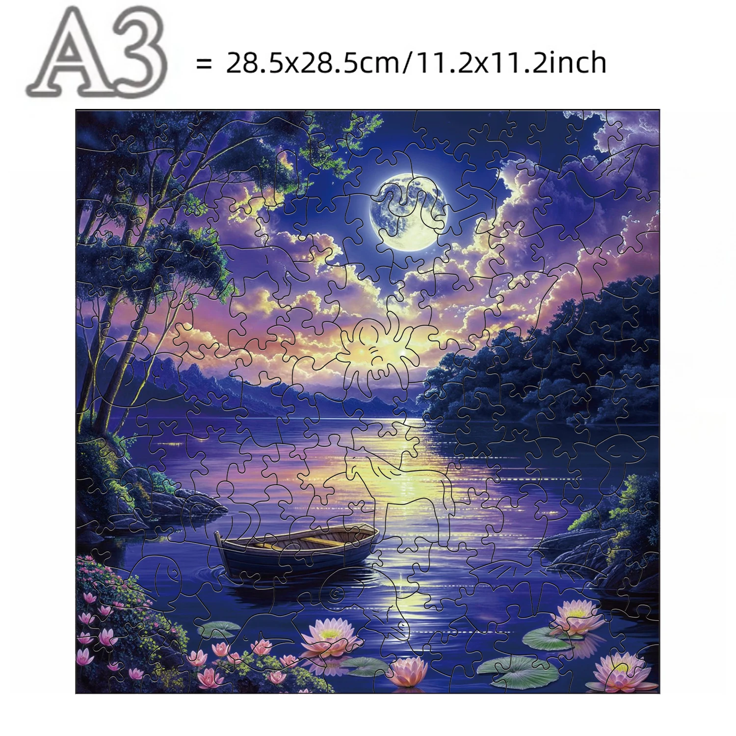 Picturesque Landscape Animal Wooden Puzzles Montessori Games Boy 3d Wooden Puzzle Adults Christmas Board Games For The Whole