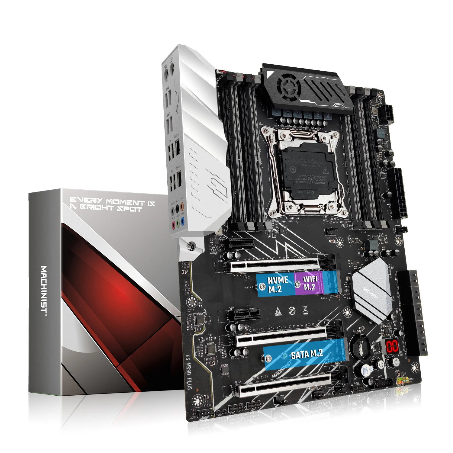 Supporto Scheda Madre Machinist X99 Lga 2011-3 Xeon E5 2666 2667 2670 2696 2680 V3 V4 Processore Ddr4 Ecc Non-Ecc Memoria Nvme Mr9D