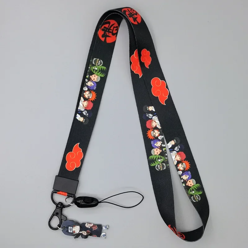 Charming NARUTO Cartoon Phone Strap with Neck Lanyard