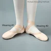 New Girl Women's Professional Full Elastic Cloth Multiple Wearing Way Exercise Dancing Shoe Adult Cat Claw Ballet Dance Shoes 1