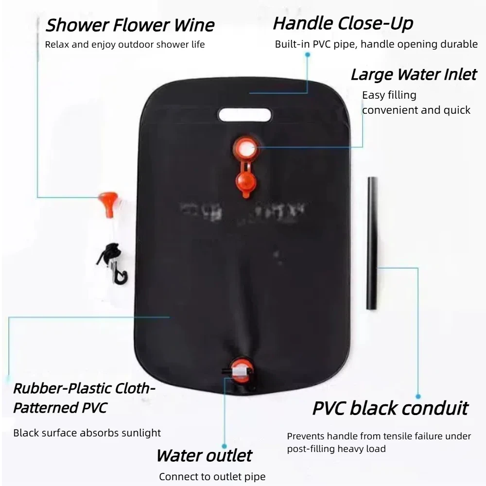 20L Portable Camping Shower Bag 3
