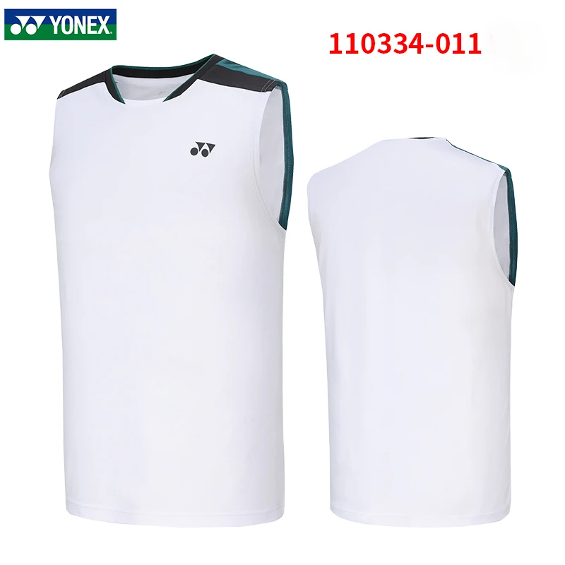 New YONIX YONEX Badminton Training Suit dress Men's Quick-drying Sleeveless 110334CR