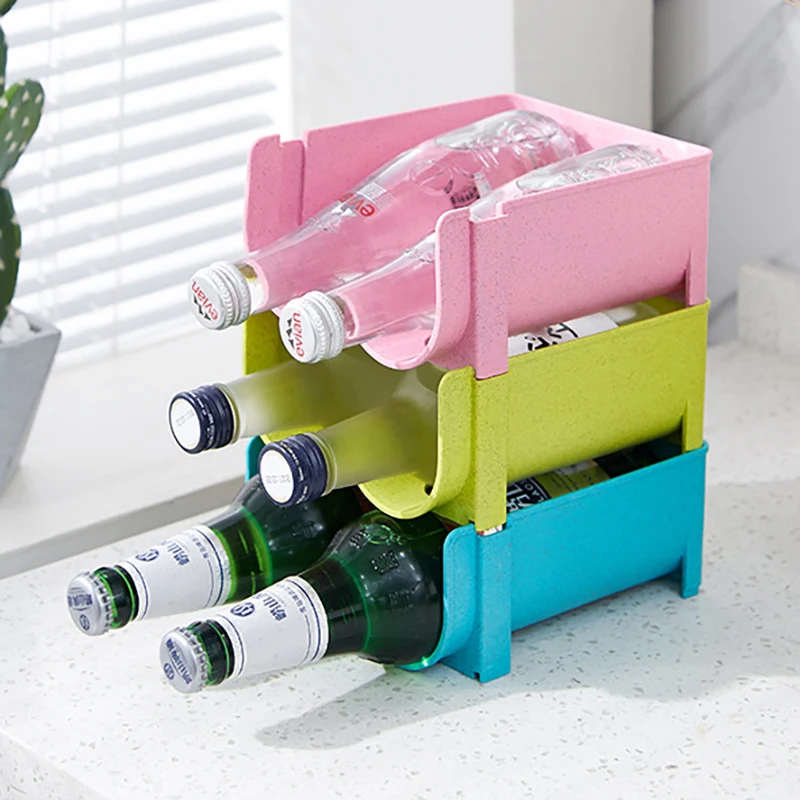1/3PCS-Kitchen Organizer Refrigerator Rack Shelf