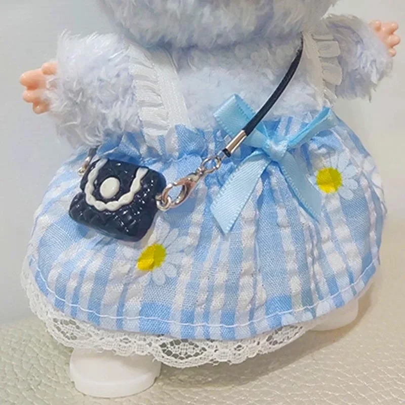 1ks domeček pro panenky miniaturní zrcadlovka retro fotoaparát módní taška pro panenky Labubu příslušenství dekorace domečku ozd