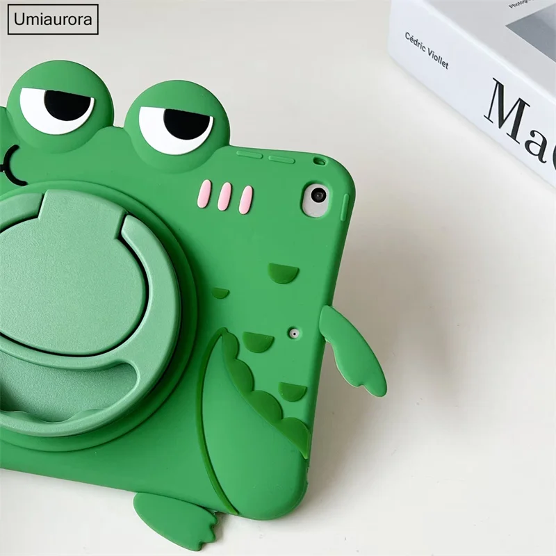 Kids Case for iPad 2 3 4 Soft Silicon Child Lovely Stand Tablet Cover for Ipad 6th 9.7 inch Mini 5 4 3 2 Air 7th Gen 10.2