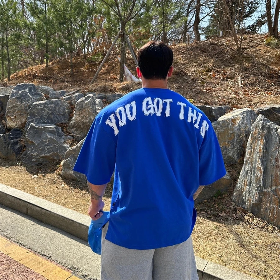 2024 new Men's Muscle Fit Longline T-Shirts Fashion Tee Short Sleeve Athletic Workout Gym Slim Fit T Shirts for Men