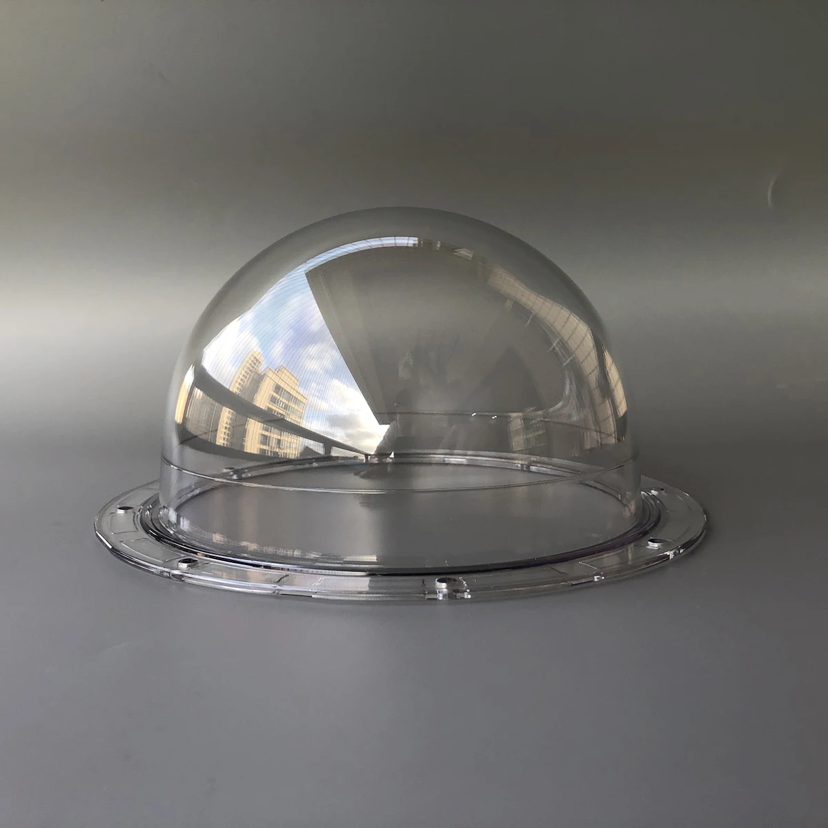 Surveillance Security CCTV Camera Dome Cover 5.7 Inch 187x95mm Half Ball Hemisphere Plexiglass Clear Cover For Panasonic Camera