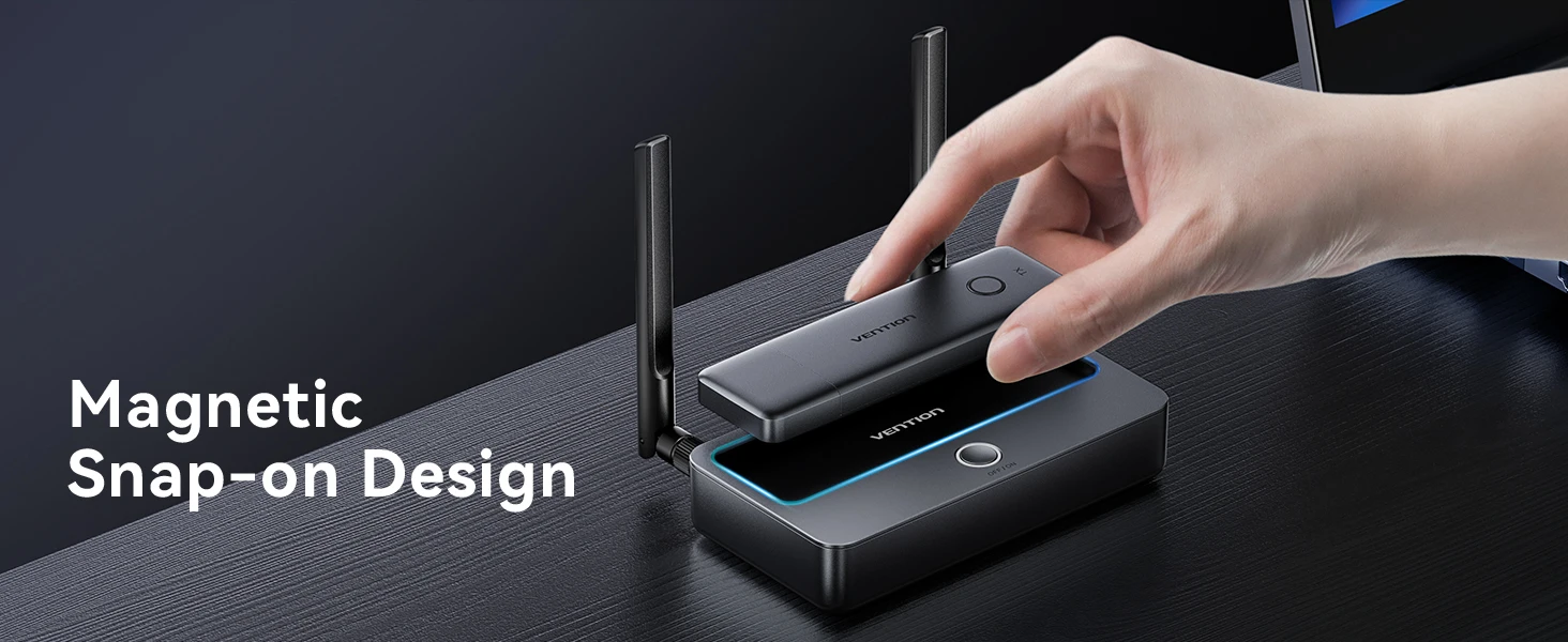 Wireless HDMI VGA Extender Kit 5G 50M Video Transmitter & Receiver 1080 60Hz Tra
