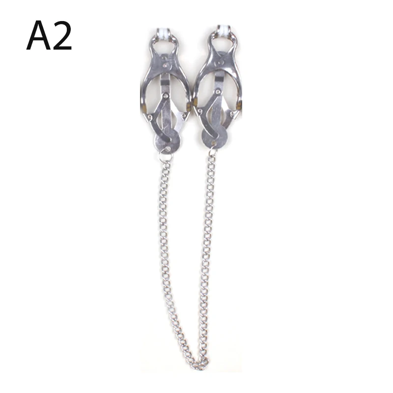 Bondage Gear Hard Clover Nipple Clamps Clips Adult Products For Women Metal Nipple Clamps Steel Breast Games Sex Toys