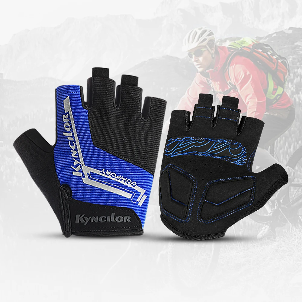 

Half Finger MTB Road Bike Cycling Gloves Absorption Shock Pads Wear Resistant Breathable Motorbike Fishing Gloves For Women Men