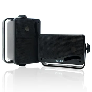 Herdio 3.5" Outdoor Bluetooth Speakers Waterproof 200W 3 Way Upgrade Premium Wall Mount Speakers Durable Mountable Loud Sound 1