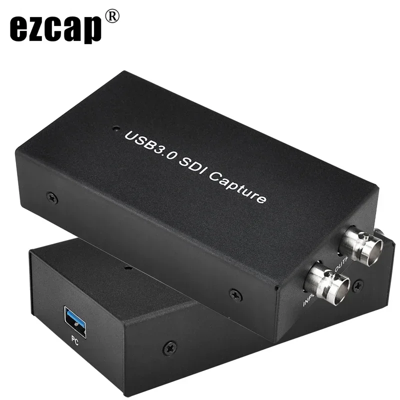 

SDI To USB 3.0 Video Capture Card Recorder Box 1080P 60fps Game Recording To PC for PS4 Camera Camcorder Live Streaming Record