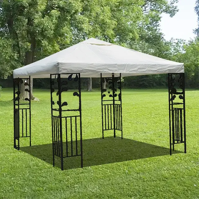 Tetto Di Ricambio Per Gazebo 3x2,6m - Impermeabile 300D, Protezione UV, Per Esterno - Foto 5