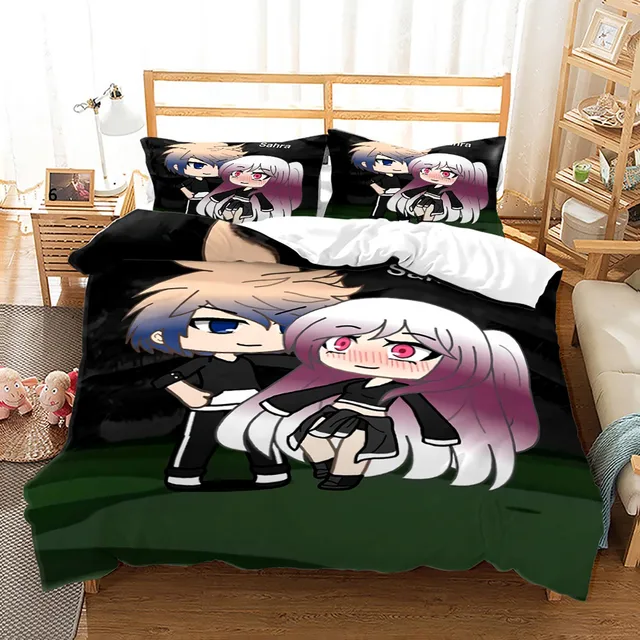 Novo gacha vida conjunto de cama único gêmeo completa rainha rei tamanho  gacha vida conjunto aldult criança kawaii duvetcover conjuntos 010 -  AliExpress