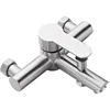 1PC Bathtub Faucet SUS 304 Stainless Steel Hot and Cold Water Mixer Two Holes Triple Sink Bathroom Tap Wall Mounted 1
