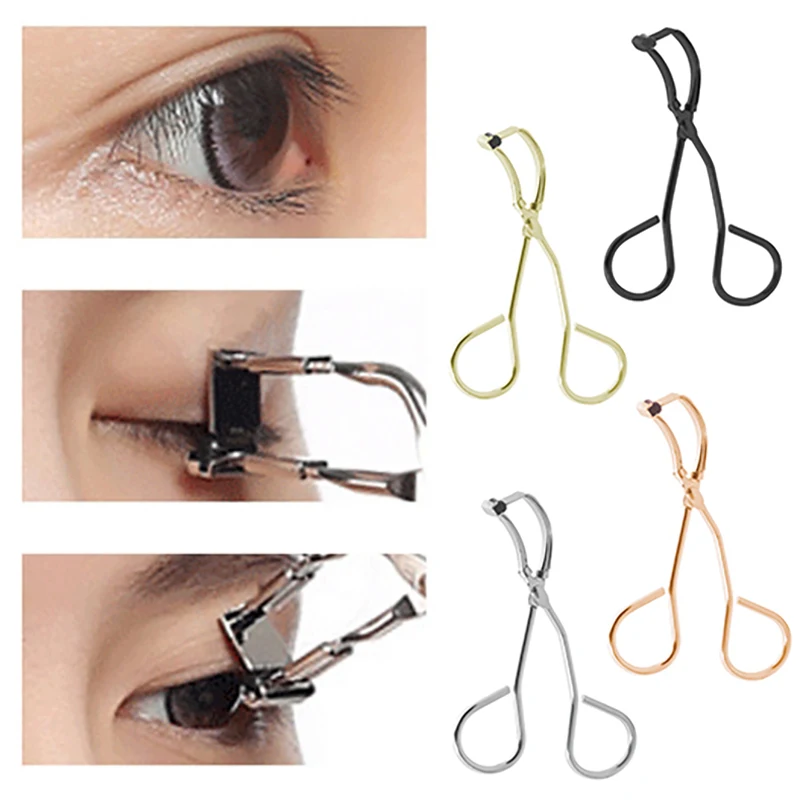 Stainless Steel Eyelash Curler Natural Curly Cosmetic Clip Eye Lash Curling Applicator Professional Eyelash Curler Makeup Tools for eyelash curler