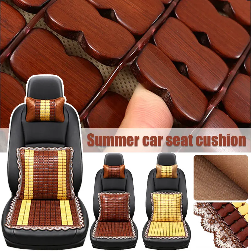 Breathable Summer Car Seat Cool Cushion Breathable Bamboo Chair Cover Pad  Home Office Chair Cooling Mat Summer