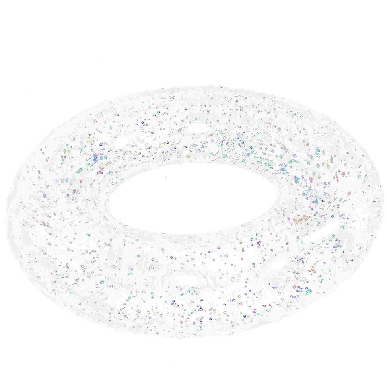 

Sequin Swim Ring Inflatable Swimming Pool Float Tube for Adults Floating Glitter