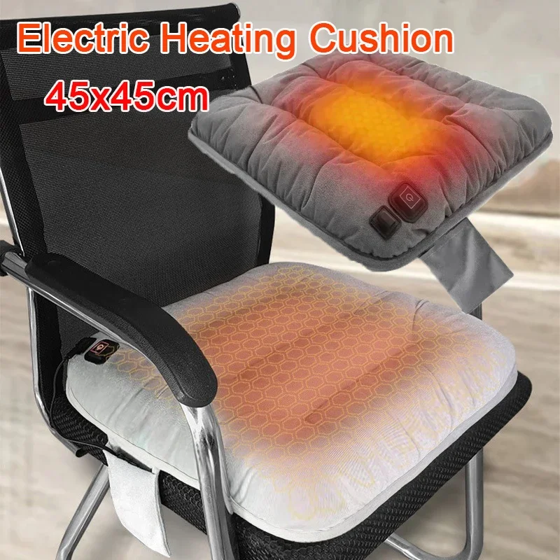 

Electric Heating Cushion Chair Car Pet Body Winter Heated Pad Warmer 3 Speed Adjustable Temperature Electric Blanket Type-C