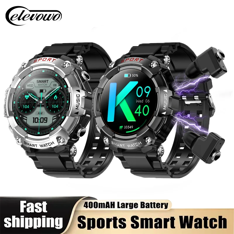 T96 Smart Watch with Earbuds IN Smartwatches Local Music