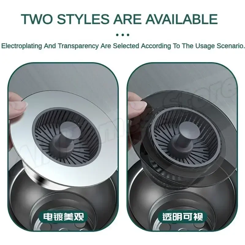 Kitchen Sink Filter 3 in 1 ABS Silver Plated Stopping Blockage