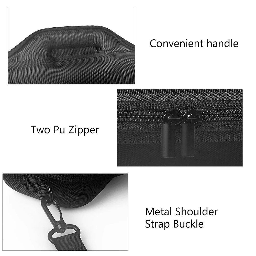 Portable Travel Carrying Case Waterproof Storage Cover Box Adjustable Shockproof for Anker Soundcore Motion Boom