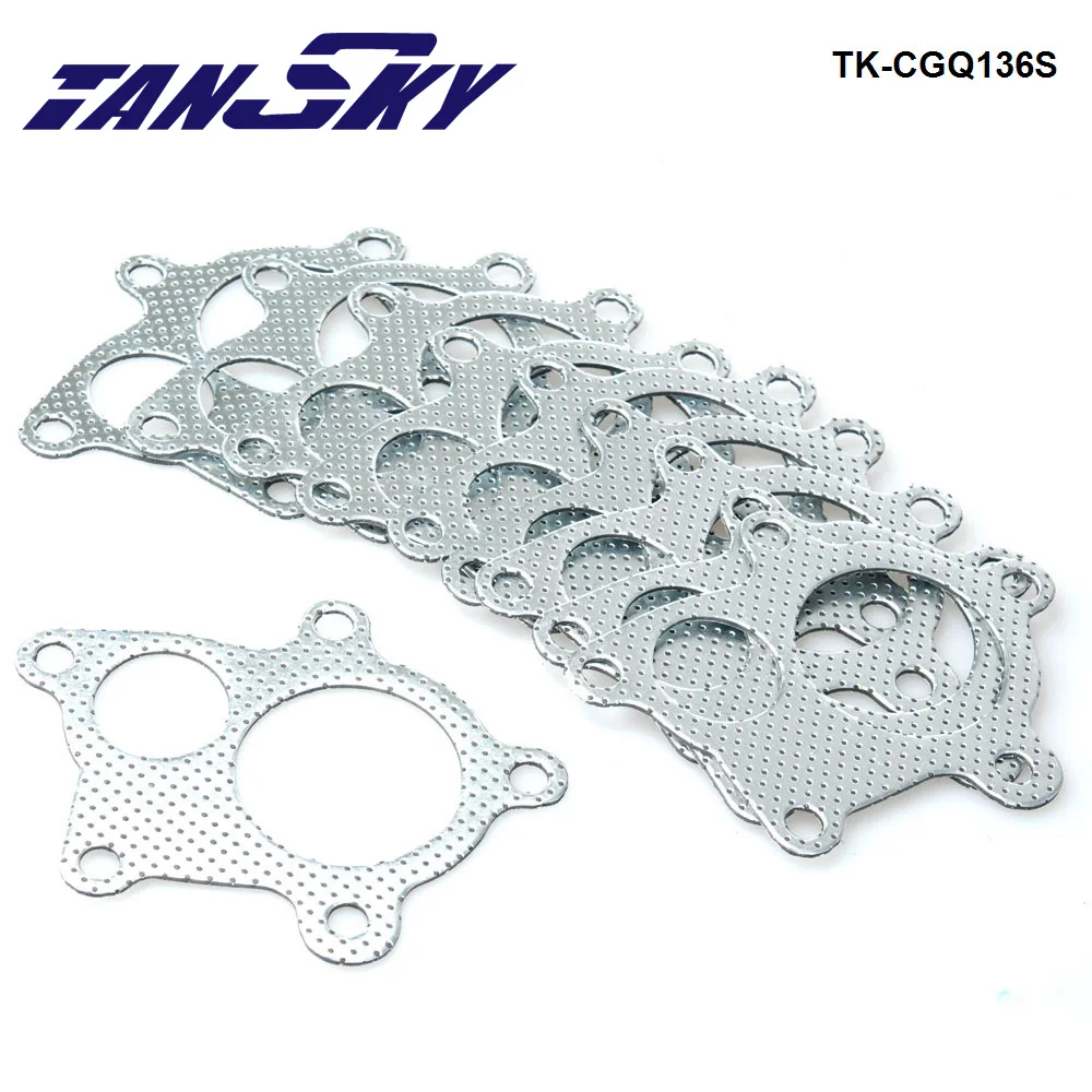TANSKY10PCS5BoltT3T4GT35GT35RTurboGasketFitTurboManifold