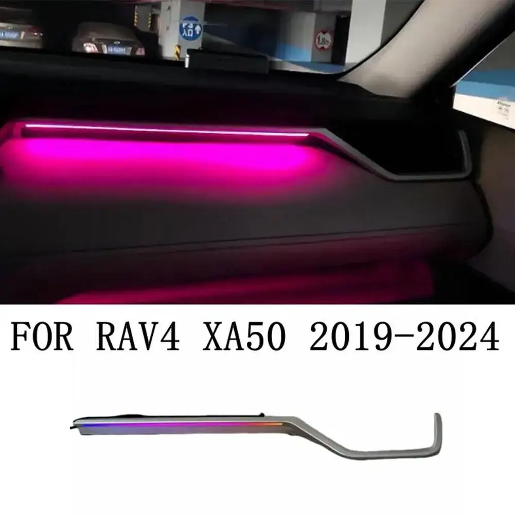 도요타 RAV4 LHD 자동차 사이드 드라이버 램프 러더 자동차 특수 앰비언트 라이트, 64 가지 색상