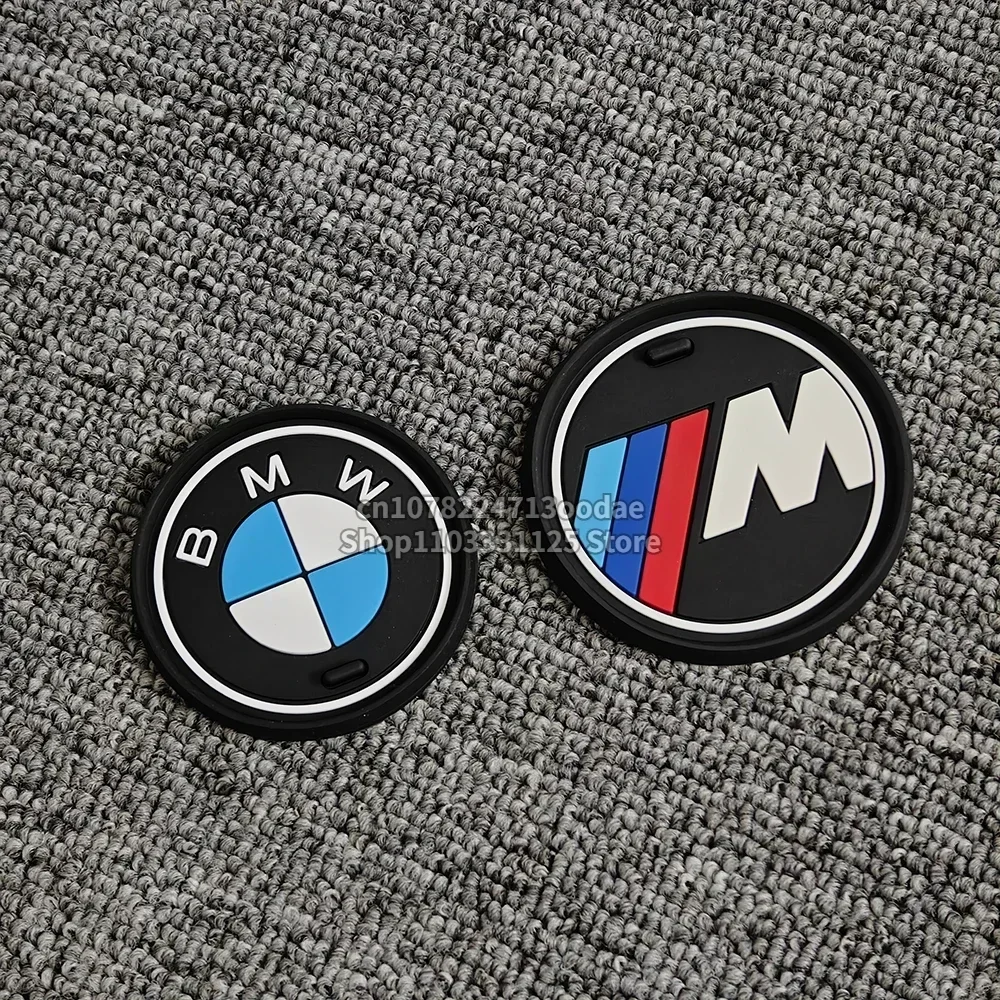 두꺼운 실리콘 고무 자동차 컵받침 (BMW E90 F10 E60 F30 F20 E92 F15 F16 X M 1 2 3 4 5 6 시리즈 악세사리)
