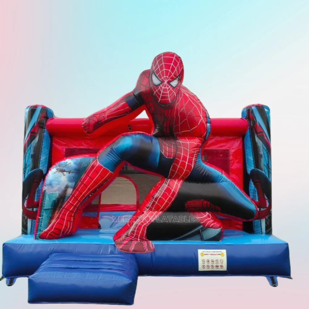 Cartoon Theme Spider Bouncy House Bounce house jumping house super cartoon castle Kids bounce castle Cartoon Theme Spider Bouncy House Bounce house jumping house super cartoon castle Kids bounce castle