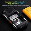 Q9 GSM 2G Network Mobile Phone 4 SIM Cards Rugged Bar Cellphone 3.5Inch HD Display Big Battery Loud Voice For Elderly 4