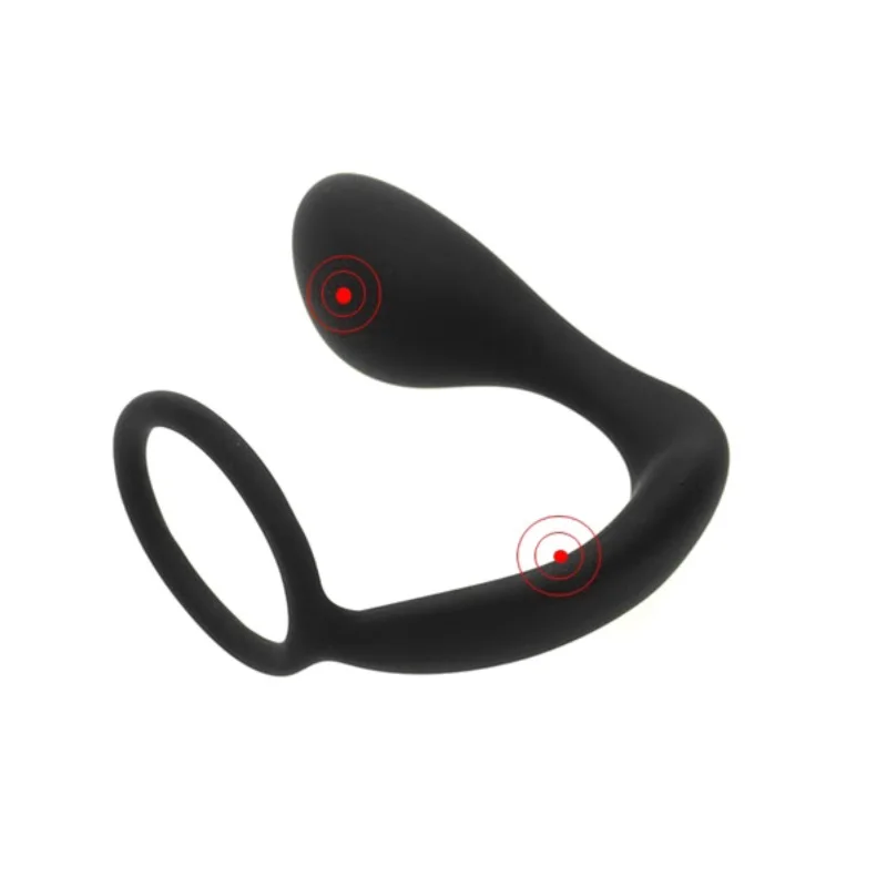 Male Prostate Anal Plug Silicone Waterproof Massager Stimulator Delay Ejaculation Cock Ring Sex Toys for Couple Women Men