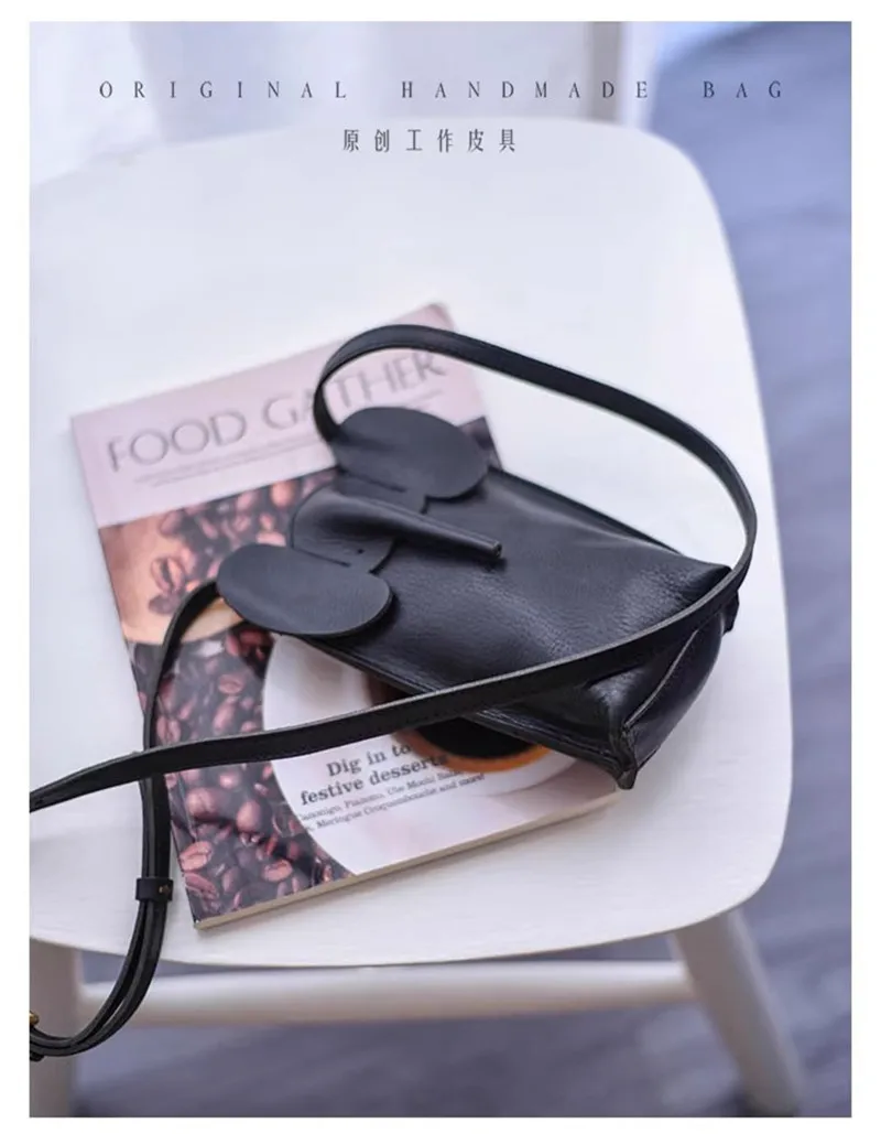 Pndme Mode Luxus erste Schicht Rindsleder Frauen niedlichen kleinen Handy tasche Designer täglich leichte echte Leder weibliche Umhängetasche – Detail 18