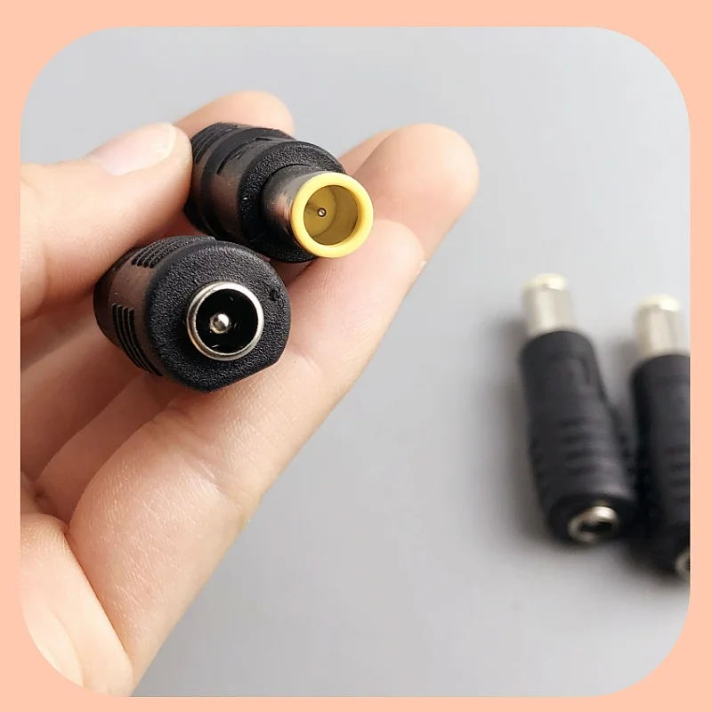 10PCS DC 7909 전원 플러그 휴대용 노트북 여행용 충전기 어댑터 DC 5.5x2.5mm 여성용 잭-7.9*0.9mm DC 전원 플러그 변환기