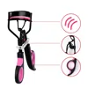 Dual Color Handle Curling Eyelash Clip Artificial Eyelash Assistant Eyebrow Trimmer Steel Needle Portable 5