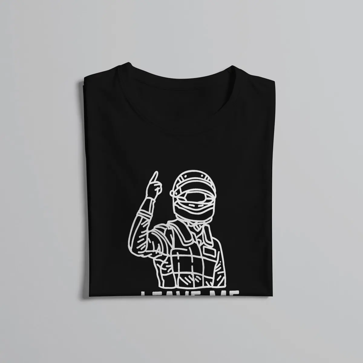 Leave Me Alone Kimi Raikkonen F1 Racer Graphic T-Shirt - Gothic O-Neck Polyester Streetwear