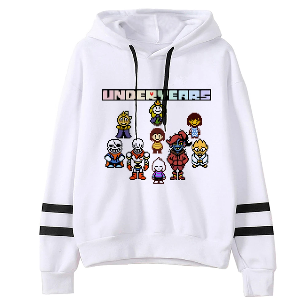 Felpe Con Cappuccio Undertale Donna Divertente Stile Coreano Anime Pullover Abbigliamento Donna Stile Coreano Tira