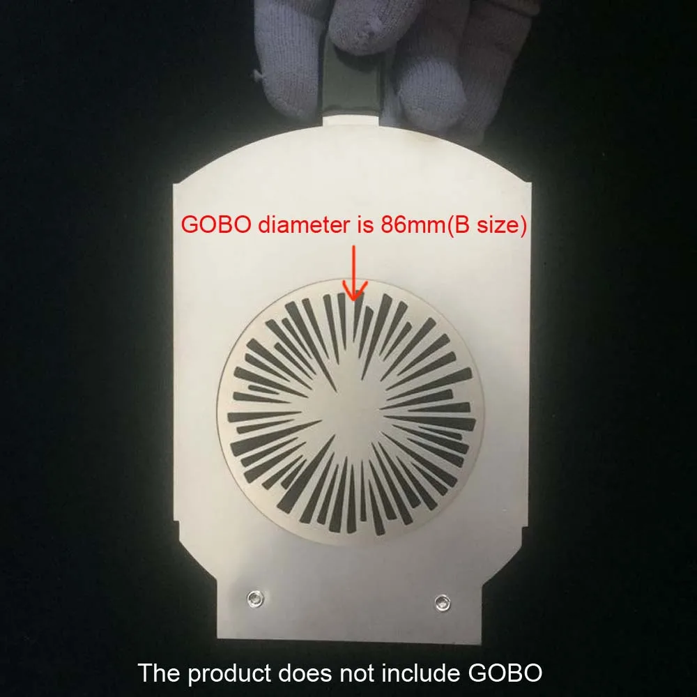 Photography Fill Light Pattern Projection Film Gobo Holder for Spotlight Mount Set 19&deg;/ 36&deg; Lighting Modifiers Projection Mount