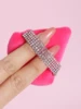 3 件套 Diamond Triangle Powder Puff Face Makeup Tool Sponge Velvet Soft Smooth Facial Beauty Makeup Sponge Cosmetics Accessories 6