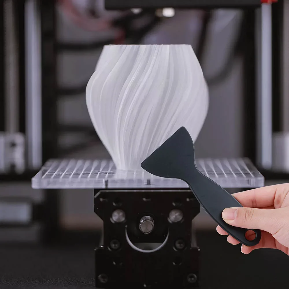 3D Resin Printer Accessories:  Silicone Spatula & Plastic Scraper for Resin Cleaning and Film Protection 3D Printer Parts - 4