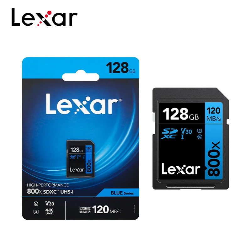 Scheda Sd Lexar 800X Pro Originale 32Gb 64Gb 128Gb 256Gb 150 Mb/S Scheda Di Memoria Flash Sdhc/Xc Ush-I 1080P 3D 4K Scheda Sd Uhd Per Fotocamera