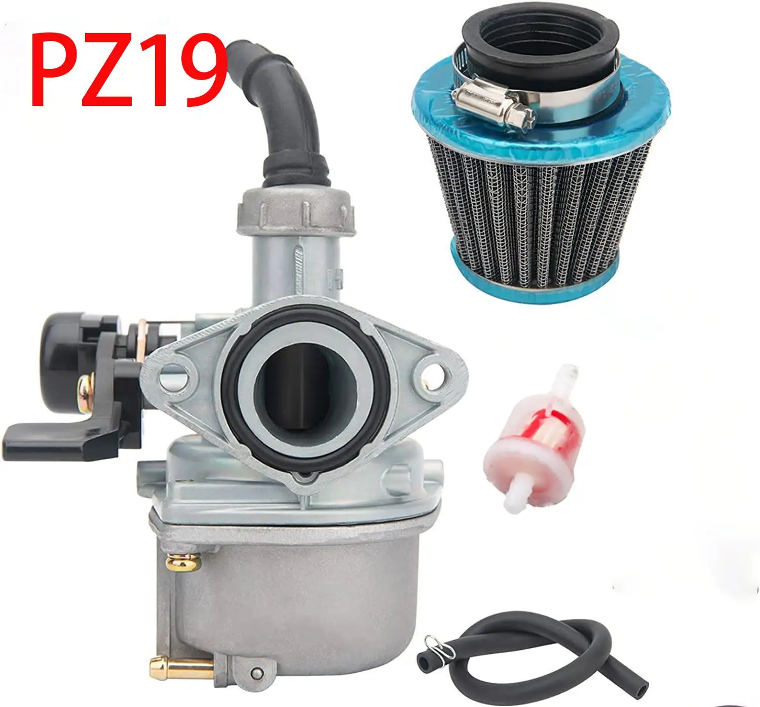 Pz19 Carburetor High Quality 50cc Motorcycle Air Filter 125cc