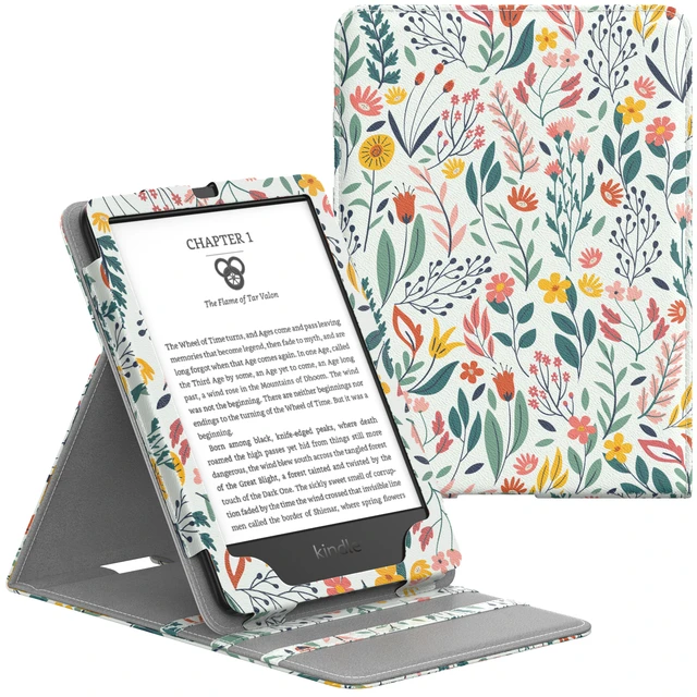 Smart Cover For Funda Kindle 2022 Case 6 Inch Stand Protecive Painted Cover  For Etui Kindle 11th Generation 2022 Ebook Case Capa - Tablets & E-books  Case - AliExpress