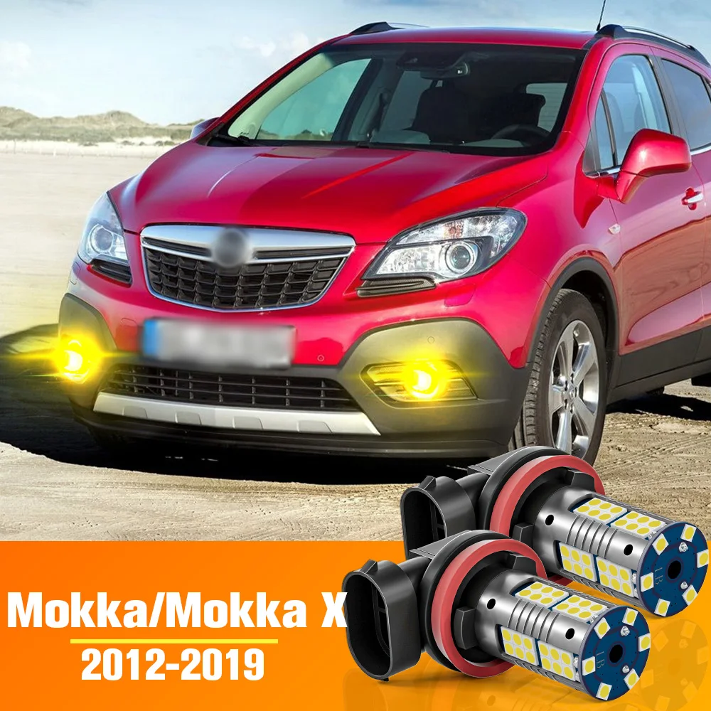 

2pcs LED Front Fog Light Bulb Accessories For Opel Mokka Mokka X 2012-2019 2013 2014 2015 2016 2017 2018