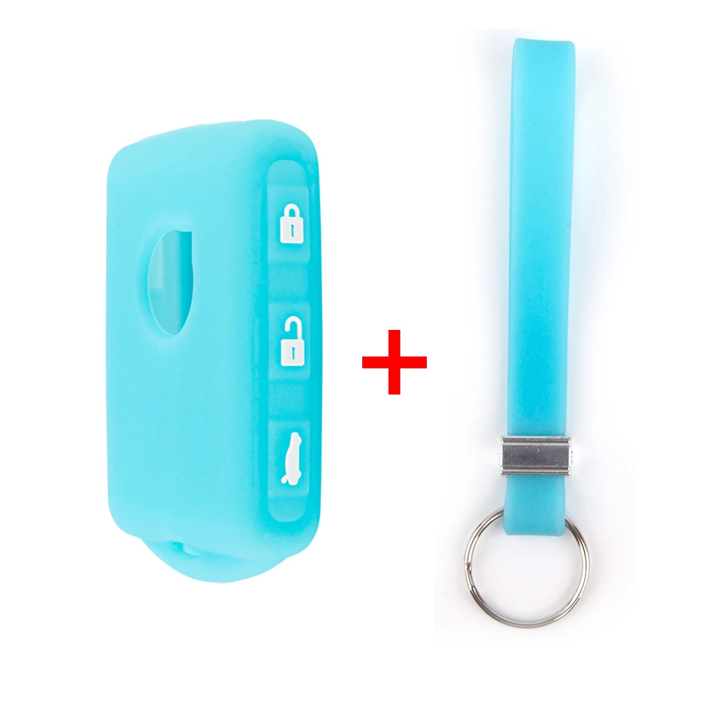 Silicone Car Key Cover & Keychain Accessory