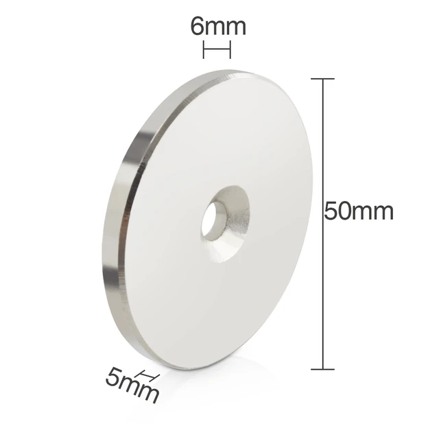 Imanes potentes de neodimio permanente, disco redondo de búsqueda,  100x10mm, 100mm x 10mm, 1 unidad