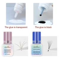 NATUHANA False Eyelash Glue Waterproof Eye Lash Cosmetic Tools False Eyelashes Adhesive Clear-white Dark-Black Makeup Tools 2