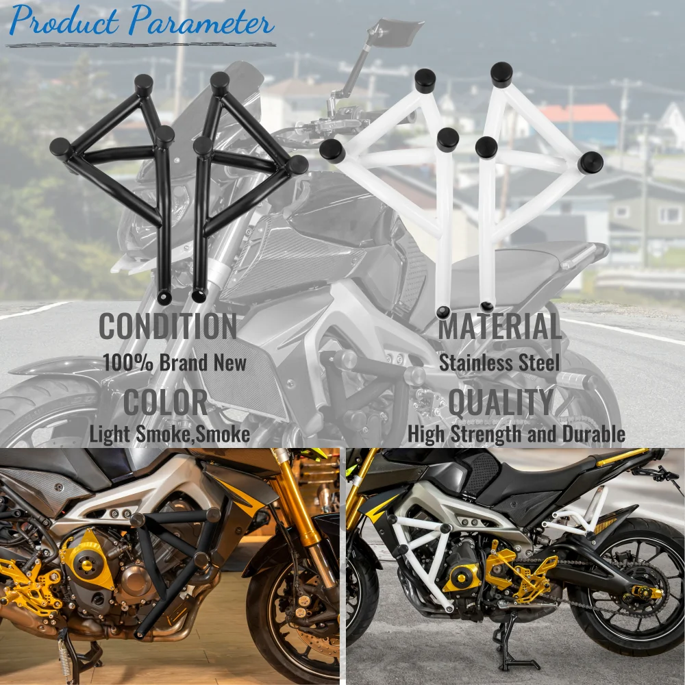Motorcycle Accessories Crash Bar Engine Guard For Yamaha MT-09 FZ-09